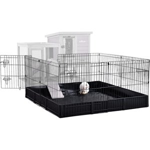 Aivituvin Pet Playpen Extension with Waterproof Mat