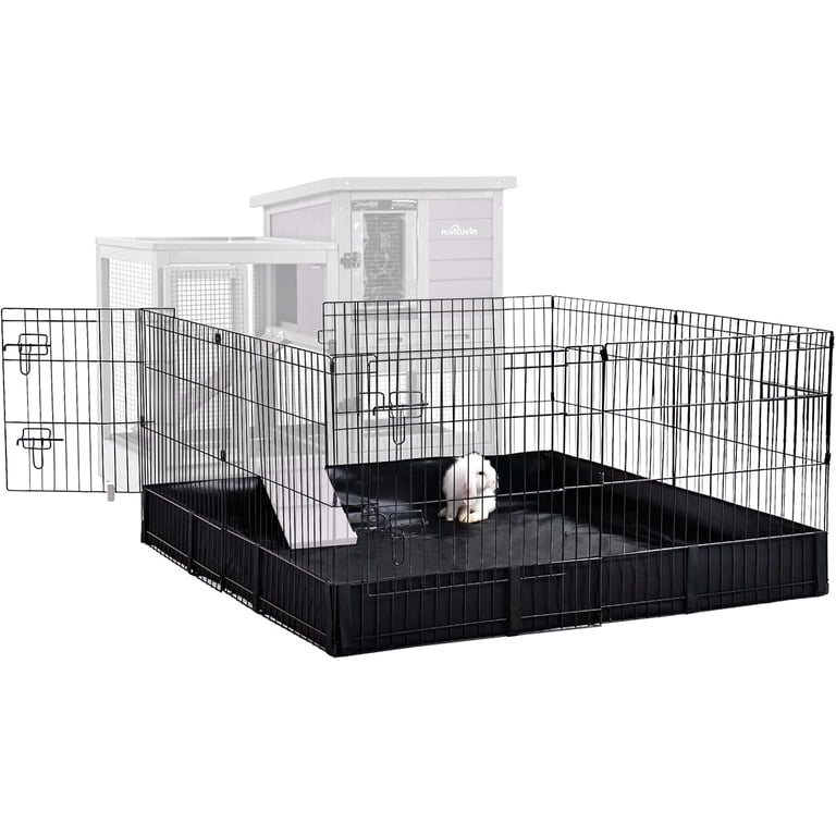 Aivituvin Pet Playpen Extension with Waterproof Mat photo 1