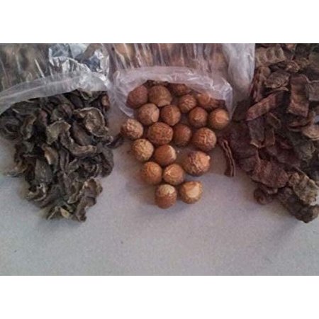 Dry Whole Amla|Reetha|Shikakai|Soapnut|Gooseberry|Acacia Concinna (200gm each)