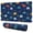 Dark Blue Dinosaurs-2, variant on Long Mouse Pads for Desk,Dark Blue Dinosaurs Space Pattern Desk Mats on Top Of Desks, Desk Mouse Pad Extra Large with 3mm Non-Slip Base and Stitched Edge for Gaming,Office,Work,Home 31.5"x11.8"