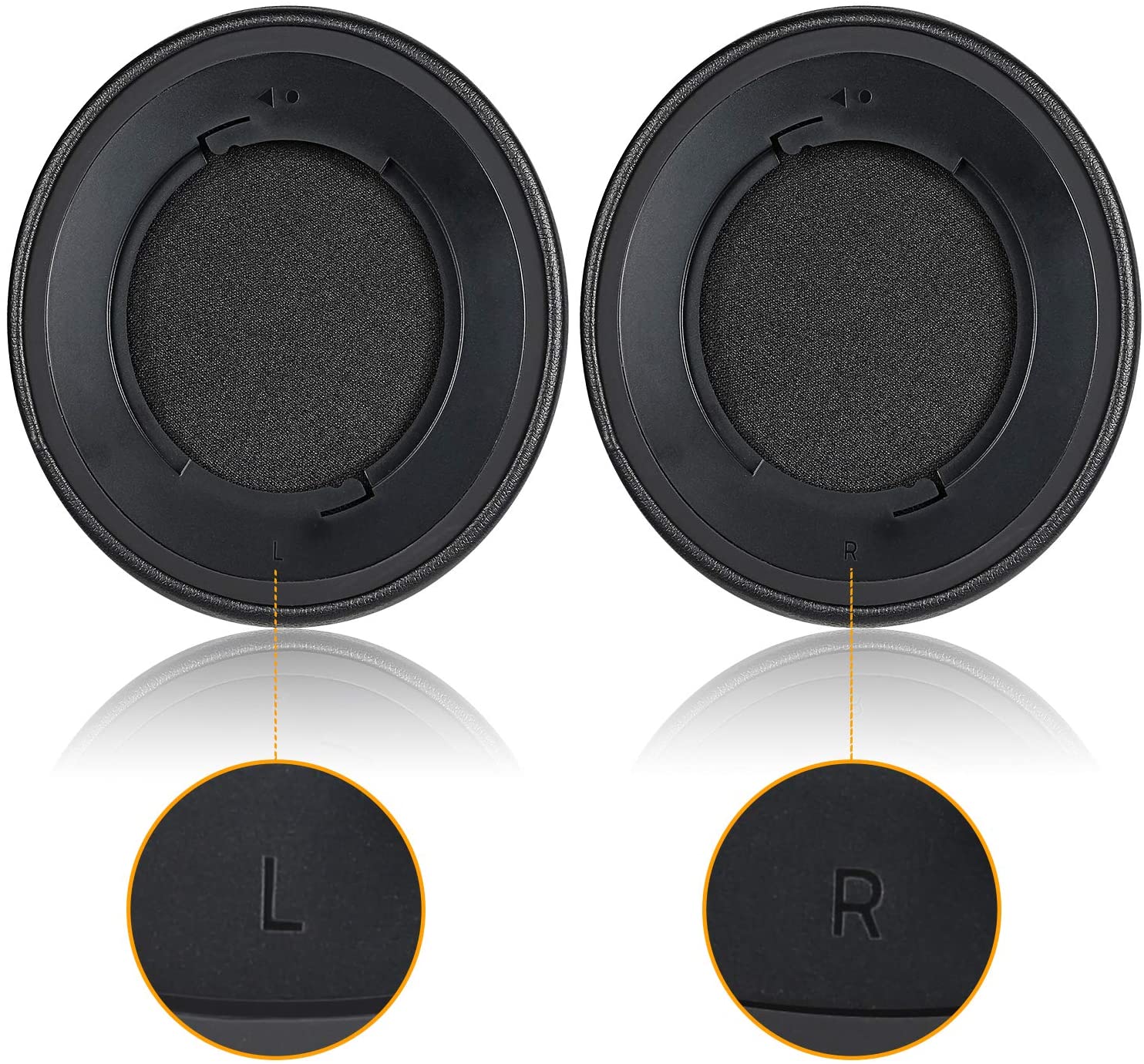Kraken Pro V2 - Oval Earpads, Jarmor Replacement Memory Foam Ear Cushion Kit Pad Cover For Razer Kraken Pro V2 - Oval Jarmor
