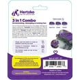 thumbnail image 2 of Hertzko Dog Brush 3 in 1 Pet Deshedding, Detangling, and Combing Tool - Removes Loose Undercoat, Mats, and Tangled Hair - Great for Travel! Compact Brush for Dogs, Cats, Horses and Small Animals, 2 of 5