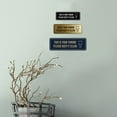 thumbnail image 5 of Signs ByLITA Standard This is Your Throne, Please Keep it Clean Door or Wall Sign Durable ABS Plastic | Laser Engraved | Easy Installation | Elegant Design Sign (Blue) - Medium, 5 of 7