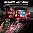 thumbnail image 7 of Mini 2-in-1 Wireless CarPlay Adapter , Convert Wired CarPlay Android Auto to Wireless, USB-A/Type-C Dual Connector, Ultra Low Latency Plug & Play for iOS & Android, Compatible with 1000+ Cars, 7 of 7