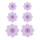 thumbnail image 1 of 6 piezas de manteles anti-escaldaduras y altas temperaturas, posavasos, tapetes aislantes de silicona en forma de flor., 1 of 5