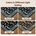 thumbnail image 7 of Design&I 8'x10' Ultra Soft Area Rug, Gothic Insect Ornate Damask Scroll Border Bathroom Scrollwork None Fluffy Washable Non Shedding for Bedroom Living Room Under Sectional, 7 of 7