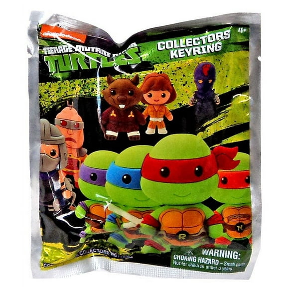 TMNT Mini Figure Keyring Mystery Pack 3D Figural Keychain