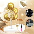 thumbnail image 3 of 4 Set Gold Balloon Stand Kit for Birthday, Graduation, New Year Party Decor, 3 of 6