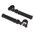 thumbnail image 1 of Motorcycle Highway Footpegs,25mm to 32mm Motorcycle Foot Pegs, Aluminum Alloy Universal Engine Guard Crash Bar Footrest, Adjustable Highway Pegs, Comfortable Riding, 1 of 7