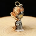 thumbnail image 6 of GKNET 925 Sterling Silver Indian Voodoo Doll Figurine w/ Cloak Necklace Pendant Charm, 6 of 8