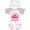 White & Heather w/ Ears, variant on Inktastic Summer Enjoy the Sunshine Jacksonville Florida in Pink Boys or Girls Baby Bodysuit