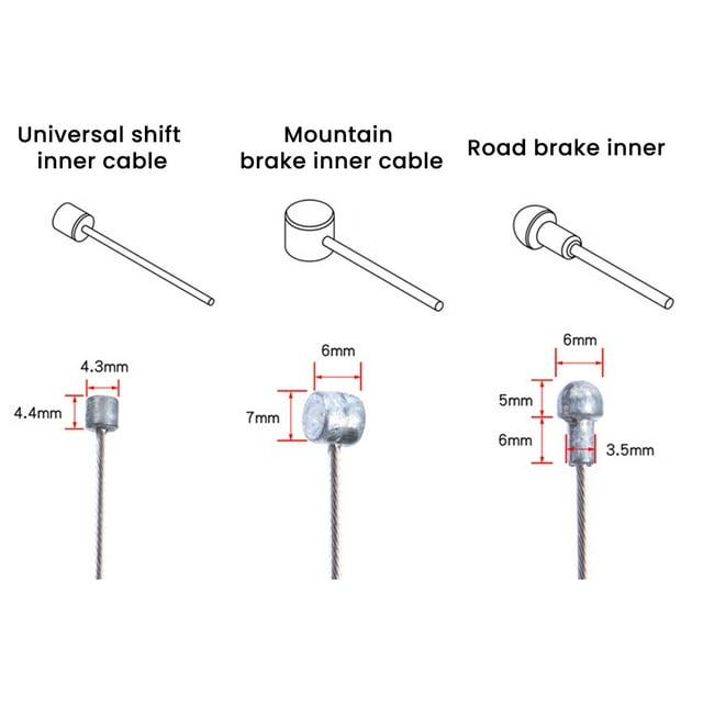 Folding Bicycle Shift Cable Shift Brake Inner Cable for MTB Road Bike BMX Bike