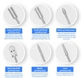 thumbnail image 3 of Generic Mini Moulin à Ongles Électrique Portable Alimenté par USB avec Vitesse Réglable, 6 Têtes de Broyage, et Design Compact pour Usage Domestique et Salon - Disponible en Or, Argent, Or Rose, 3 of 6