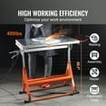 thumbnail image 2 of KFFKFF Welding Table 30" x 20", 400lbs Capacity, Steel Workbench with Wheels, Foldable Design, 1.1" Slots, Adjustable Height, Tilt Angles, and Retractable Rails, 2 of 9