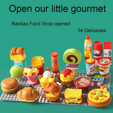 

Kids Building Blocks Gourmet Building Blocks Toys Gourmet Puzzle Creative Reward Twist Egg Maker Small Pellets Building Blocks Toys For Girls Housewarming
