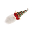 thumbnail image 2 of Bewildely Cubierta de botella de vino Navidad muñeca sin rostro a prueba de polvo ropa de lana protectora puntiaguda champán cerveza sombrero de Kits de decoración para fiestas Duende NO1 Bewildely HA068254-02, 2 of 6