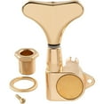 thumbnail image 2 of Gold 4 in Line Sealed Electronic Bass Replacement Tuners Tuning Pegs Keys Machine Heads Accessories Tuner Parts for 4 String Bass for Ibanez Shaller and Warwick Bass Guitar, 2 of 6
