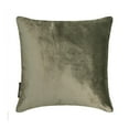 thumbnail image 4 of Taupe Decorative Throw Pillow Covers 16"x16" | Modern Velvet Cushion Cover Solid | Double Side Leather Puller Pillowcases for Couch / Sofa & Bed, Modern Home Décor - Velvet Taupe Jules, 4 of 10