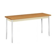 HON UTM2060CLCHR Utility Table, Rectangular, 29.00" H x 60.00" W x 20.00" D, Harvest