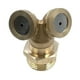 thumbnail image 4 of Regadera De Amarillo De Nieb Del De 2-head De 2-head Macarena Aspersor de riego para jardines, 4 of 7