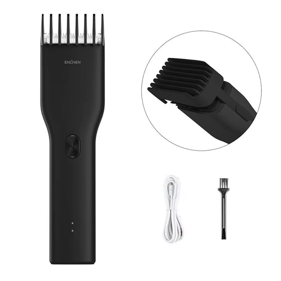 ENCHEN Boost Professional Cordless Hair Clipper for Men, USB Type-C Fast Charging, Ceramic Blade Electric Hair Trimmer for Home Barber Use