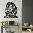 thumbnail image 4 of Craftnamesign Custom Golden Doodle Metal Wall Art LED Light, Labradoodle Sign, Dog Wall Decor, 4 of 5