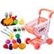 thumbnail image 1 of Juego de cocina infantil con carrito de la compra, juguete de supermercado para niños pequeños. Incluye frutas, verduras, comida para cortar y accesorios. Juguete educativo., 1 of 6