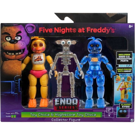 Five Nights at Freddy's Endo Series Toy Chica & Highscore Toy Chica Action Figure [Includes Endo-1 & Character Parts]