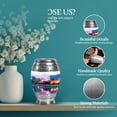 thumbnail image 3 of SABURIAL Train Urn - Small Miniature Urn For Adult - 3 Inch - Pack Of 2 - Decorative For Mom & Dad - Little Urns For Human - Cremation Urns, 3 of 7
