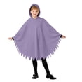 thumbnail image 3 of Gunia Kids Ghost Poncho Cape Cloak Cosplay Halloween Costumes Role Play Dress-Up Outfits For Boys Girls Stage Performance Holiday Party Wear,Purple, 3 of 8
