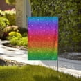 thumbnail image 4 of Easygdp Rainbow Glitter Garden Flag Yard Flag Welcome Flag, Double-Sided, Weather Resistant for Outdoor Decor - 28"x40", 4 of 9