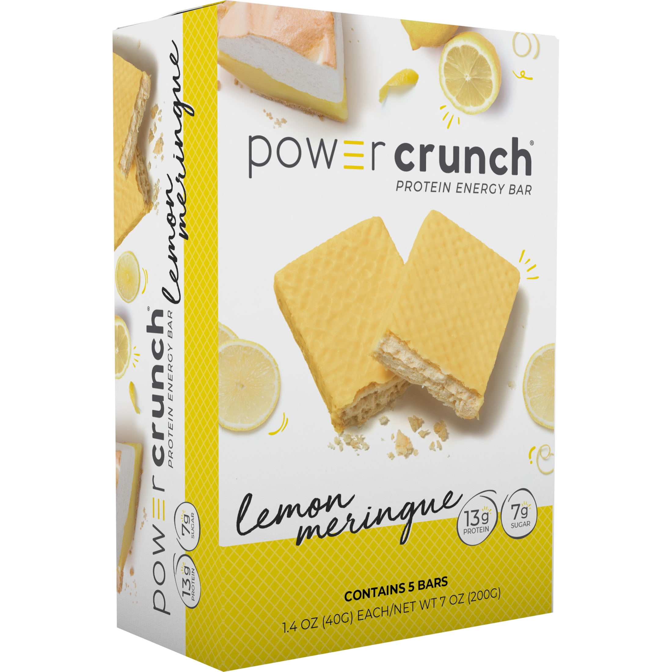 Power Crunch ORIGINAL Protein Energy Bar Lemon Meringue, 7 oz, 5 count