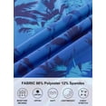thumbnail image 4 of APTRO Mens Golf Shirt Hawaiian Polo Shirt Short Sleeve Dry Fit Performance Moisture Wicking Collared Polo Shirt Gradient Blue 043 XL, 4 of 7