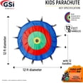 thumbnail image 2 of Paracaídas Kids Play GSi Rainbow, 366 cm, redondo, 12 pies, 2 of 7