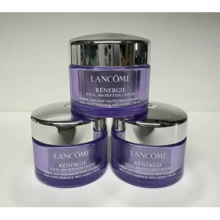 3 Lancome Renergie H.P.N. 300-Peptide Cream travel size .5oz / 15ml each Fresh