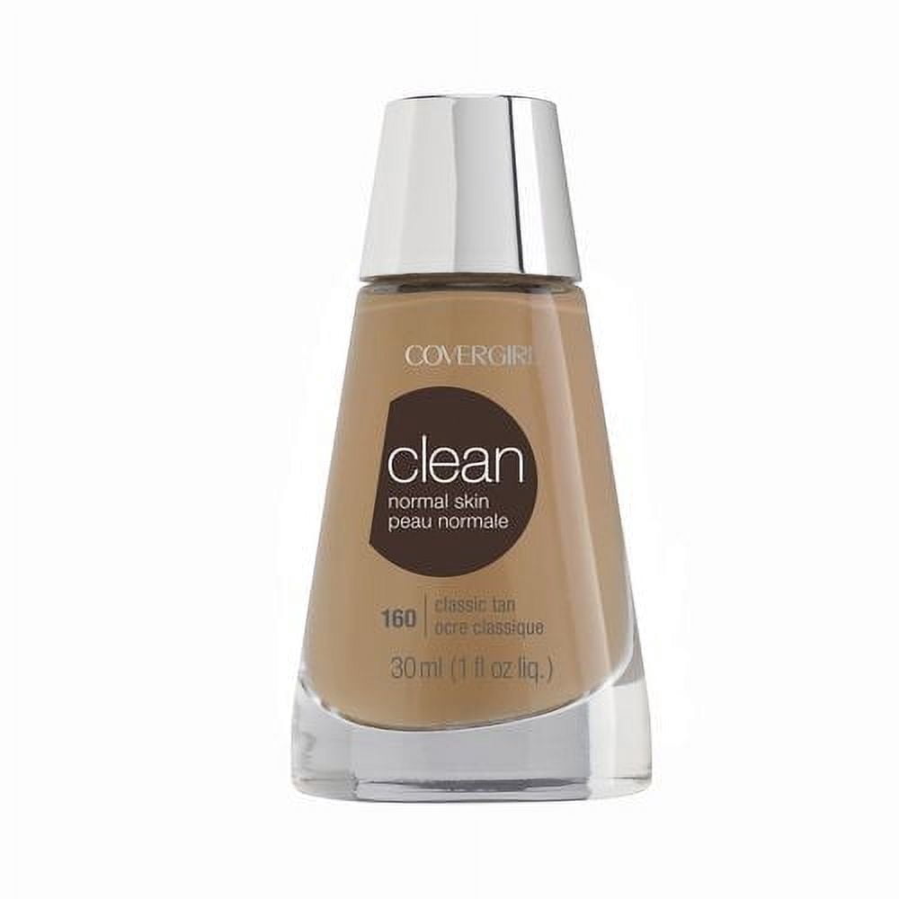 COVERGIRL Fond de teint liquide Clean, maquillage liquide léger et aéré, effet naturel, à base d'eau, non comédogène, 100% Sans Cruauté