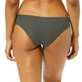 thumbnail image 2 of Bar 3 Women's Swimwear Brand Standard Spliced Hipster Pant Bikini Top, Black, L, 2 of 3