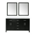 thumbnail image 1 of Ove Decors Tahoe 60 in W x 21 in D Dark Espresso Bathroom Vanity with Engineered Marble Countertop and Framed Wall Mirrors, 1 of 17