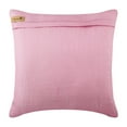 thumbnail image 3 of The HomeCentric Cushion Cover, Pack of 2, 22x22 inch (55x55 cm) Throw Pillow Cover, Pink Throw Pillow Cover, Textured Pintucks Pillowcases, Art Silk Square Pillow Cover, Throw, Solid - Pink Illusion, 3 of 3