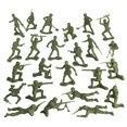thumbnail image 1 of Timmee Plastic Army Men - OD Green 48pc Toy Soldier Figuras - Hecho en EE. UU. Tim Mee Toy Tim Mee Toy, 1 of 2