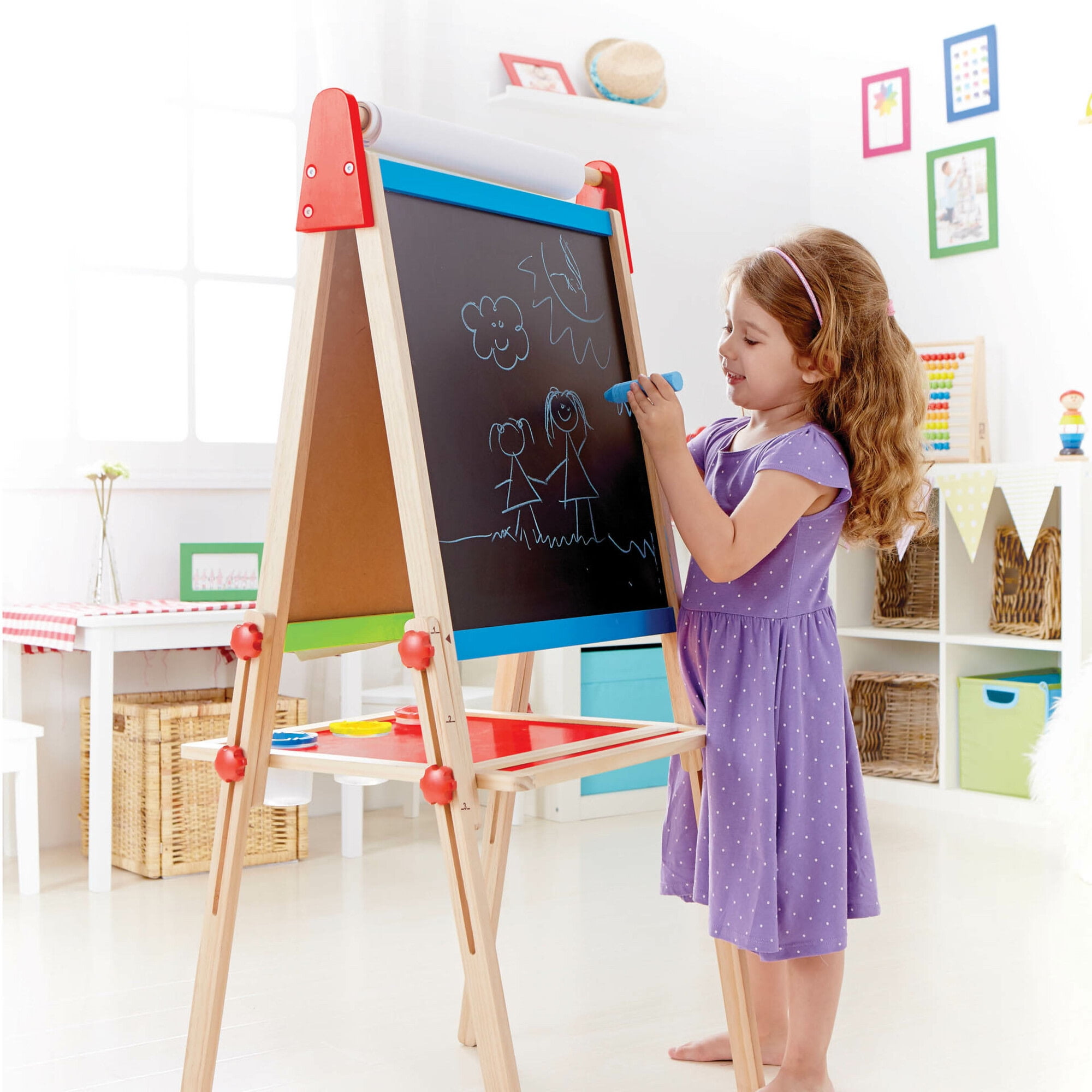 Hape Art Paper Roll Replacement for Kid's Art Easel Paper- 38cm x 20m :  Everything Else 