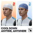 thumbnail image 3 of SAITAG 2 Pcs Cooling Skull Cap Helmet Liner - Moisture Wicking, Quick-Drying, Lightweight Beanie Head Wraps for Sports & Cycling, Men & Women, 3 of 8