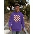 thumbnail image 2 of Leo The Lion Emoji - Zodiac Vibes Graphic Youth's Hoodie, 2 of 4