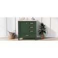 thumbnail image 6 of Harper & Bright Designs 30" Bathroom Vanity, Bathroom Cabinet with Sink Combo Set, Bathroom Storage Cabinet with Soft Closing Door and 3 Drawers, Green, 6 of 14
