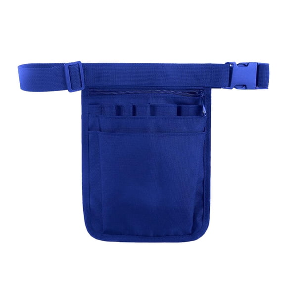 Riñonera de enfermera Yinane Bolsa organizadora de enfermería Ajustable azul