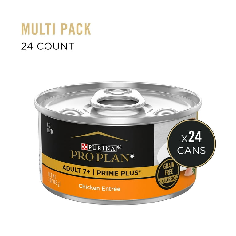 Purina Pro Plan, Grain-Free Chicken, Wet Cat Food for Senior Cats - Main Image