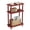 Dark Brown, variant on Small Narrow Side Table, 3-Tier Skinny End Table with Storage Shelf, Slim Nightstand Bedside Table for Small Spaces, Living Room, Bderoom, Black