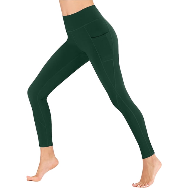 DPTALR Women's Solid High Waisted Pants Ladies Bottom Lift Yoga Pants