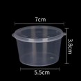 thumbnail image 2 of ACDANC 4oz Small Plastic Containers with Airtight Lids,Food Storage Containers,Deli,Slime,Soup,Meal Prep Containers Bpa Free Stackable Leakproof Microwave/Dishwasher/Freezer Safe, 2 of 7