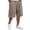 EO41_Coffee, variant on Mens Striped Casual Shorts Summer Bermuda Short Beach Elastic Waist Drawstring Shorts with Pockets Red 5XL